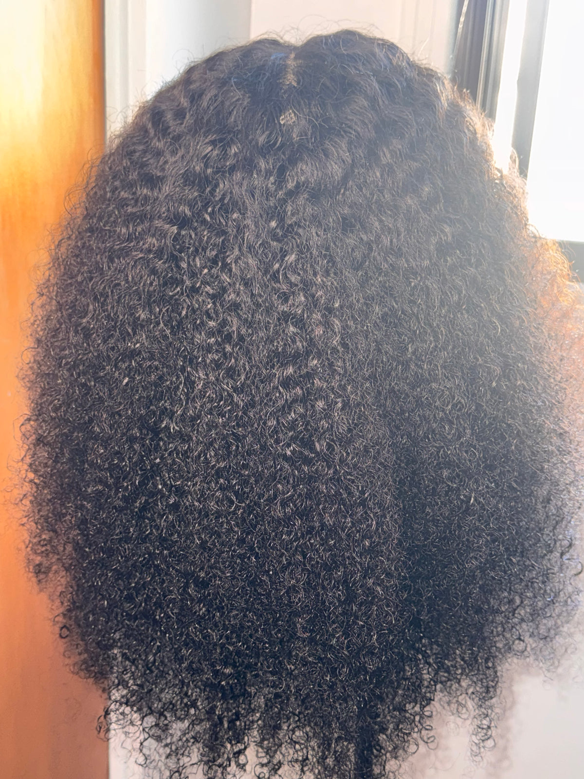 Afro Kinky Curly Wig 200% Density Glueless HD Lace Wig with Kinky Edges